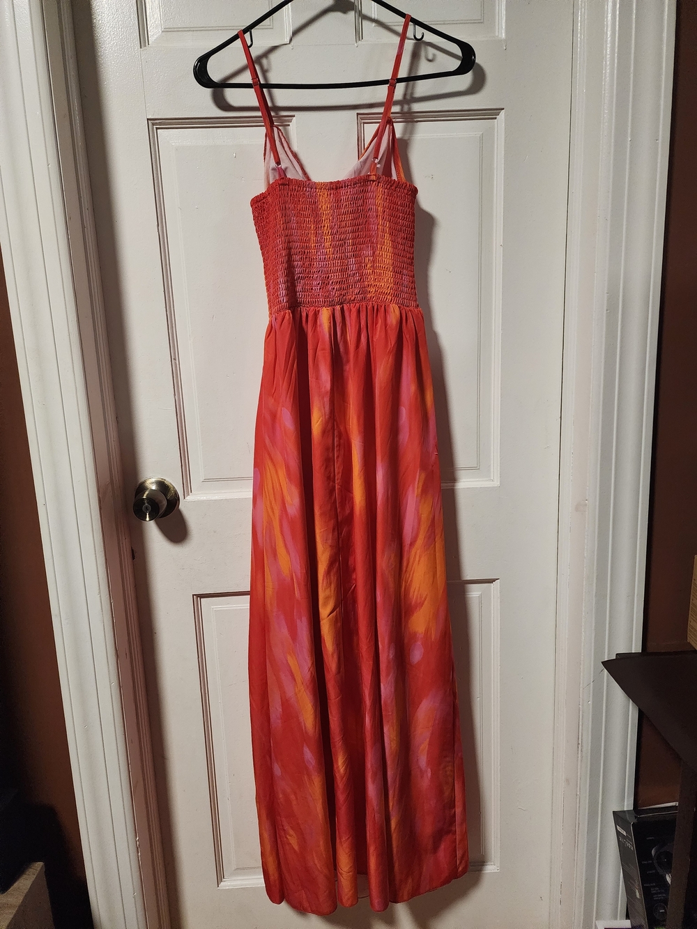 Women's Tropical Print Hollow Out High Slit With Golden Starfish Decoration Back - Picture 6 of 8